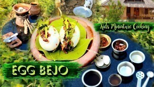 'Egg Bejo | Miniature Burma food | Street food | Egg recipe'