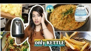 'I Ate Only Food *Cooked* in KETTLE for 24 Hours Challenge