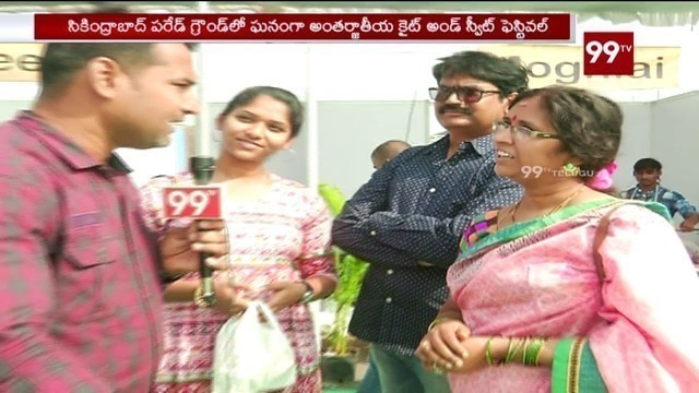 'Hyderabad Public Response on Kite and Food Festival | Hyderabad | 99TV Telugu'