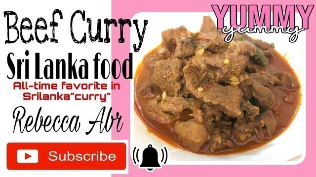 'How to cook Beef Curry | Sri Lankan Food | Rebecca Abr'