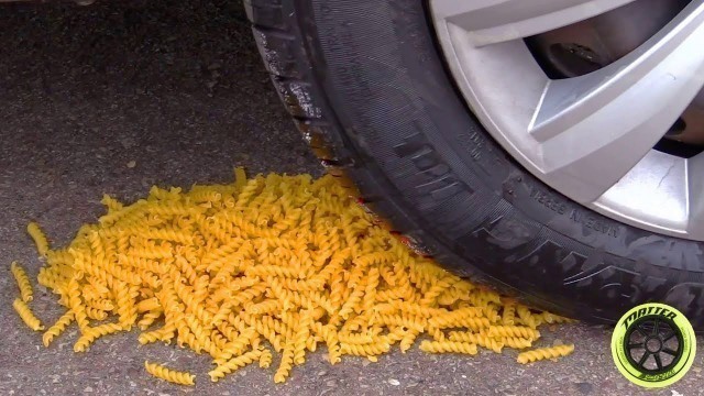 'Crushing Crunchy & Soft Things by Car! EXPERIMENT Car vs Food'