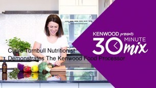 'Claire Turnbull Nutritionist Demonstrates The Kenwood Food Processor With Monique Bradley'