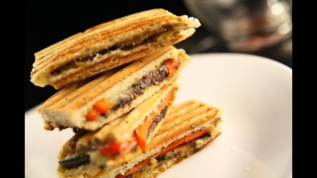 'Grilled Vegetable Focaccia Sandwich'