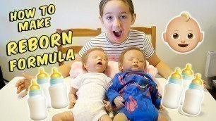 'How To Make Fake Reborn Infant Baby Doll Formula That Looks Realistic'