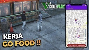 'KERJA GO FOOD PAKE MOBIL RX-7 ANUBIS !! - GTA V ROLEPLAY INDONESIA'