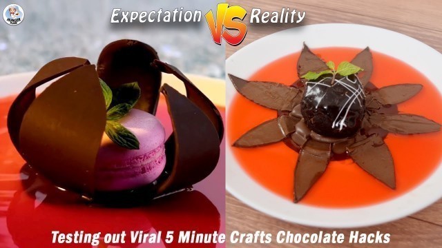 'Testing Out Viral Food Hacks By 5 MINUTE CRAFTS | Testing Out 5 Minute Crafts Chocolate Hacks | 2 |'