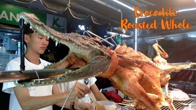 'Crocodile BBQ - Thailand Street Food at Bangkok in 2020'