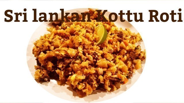 'Sri lankan  Kottu Roti making view/கொத்து ரொட்டி /Sri lankan street food'