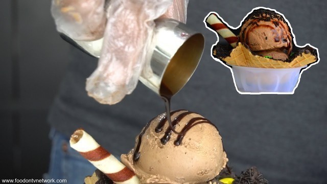 'Amazing Ice Cream Art in Rajkot, Gujarat | Indian Food Ranger Nikunj Vasoya'