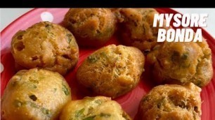 'Mysore Bonda Recipe । South Indian Street Food Mysore Bonda।make instant Mysore bajji recipe at home'