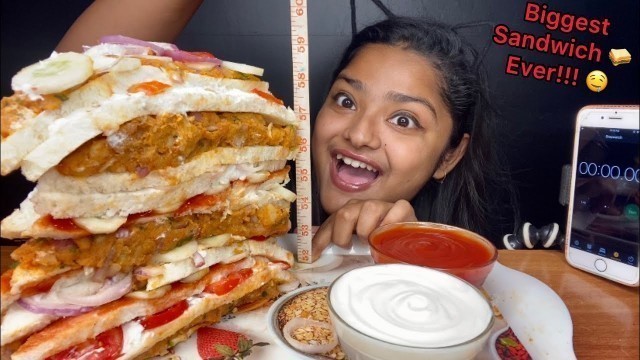 'BIGGEST SANDWICH EATING CHALLENGE 