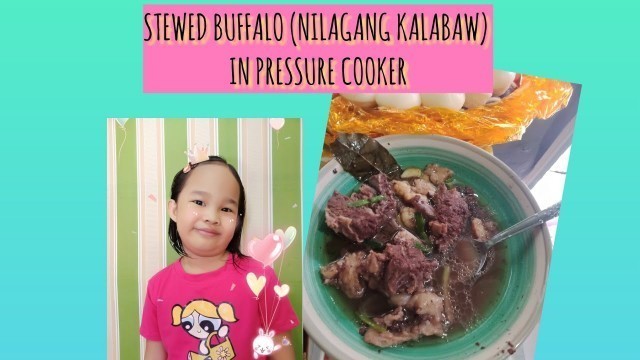 'STEWED BUFFALO (NILAGANG KALABAW) in PRESSURE COOKER // my 5th favorite food // cooked by my mama'