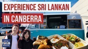 'We try Sri Lankan food for the first time | Short Eats Sri Lankan Van | what to do in Canberra'