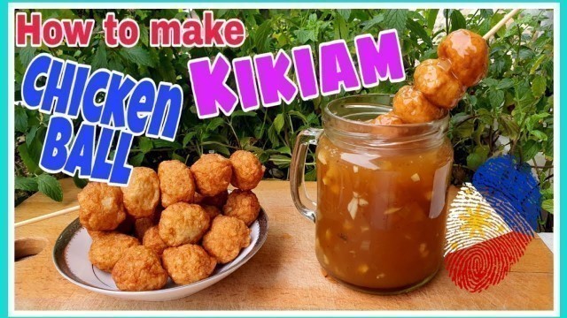 'Bouncy Chicken Ball KIKIAM | Pinoy Street food Kikiam'