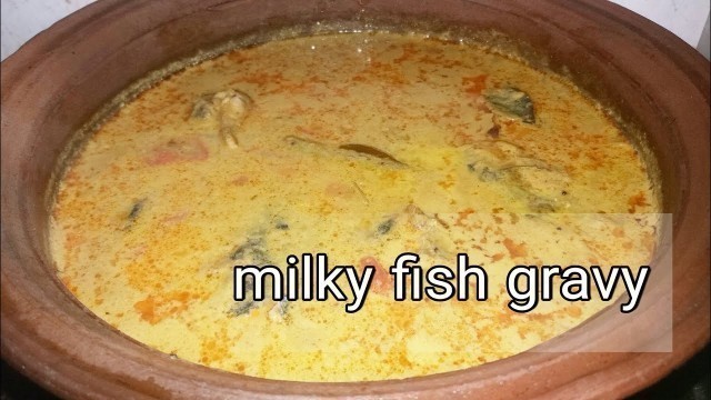 'coconut milk fish gravy # maalu kirata# sri lankan food'