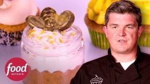 'Sorprende con cupcakes horneados en vasos de vidrio | Cupcake Wars | Food Network Latinoamérica'