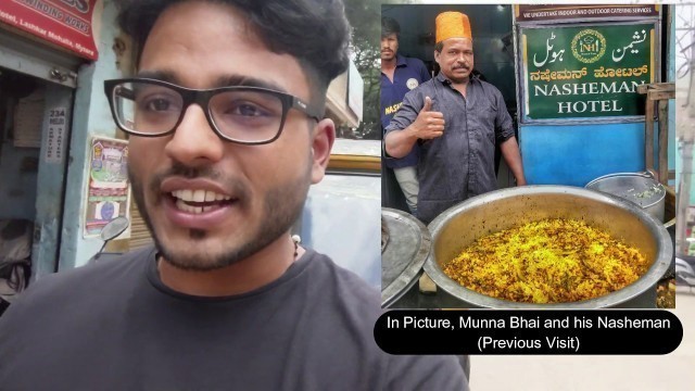 'Best Biryani In Mysore | Vlog 1 | Nasheman Hotel | TheDoctorHippie'