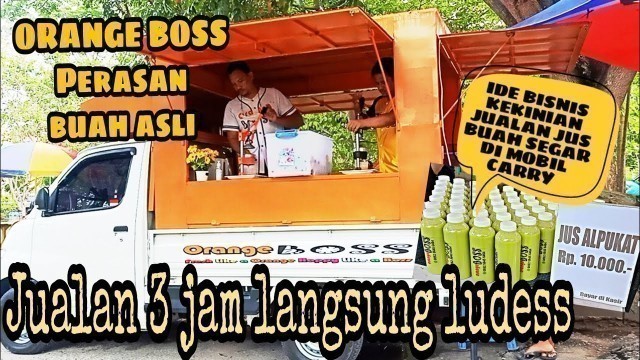 'MOBIL CARRY PICKUP JADI FOODTRUCK - JUAL MINUMAN DI MOBIL (FOOD SELLING IDEAS WITH CAR)'