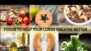 'FOODS FOR HEALTHY LUNGS AND IMPROVED BREATHING'