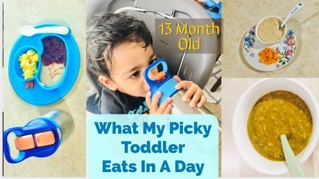 'WHAT MY 13 MONTH OLD BABY EATS IN A DAY | #Lifeofamom'