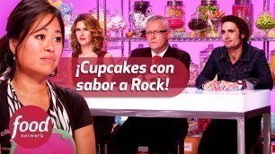 'Cupcakes musicales para la banda All American Rejects | Cupcake Wars | Food Network Latinoamérica'