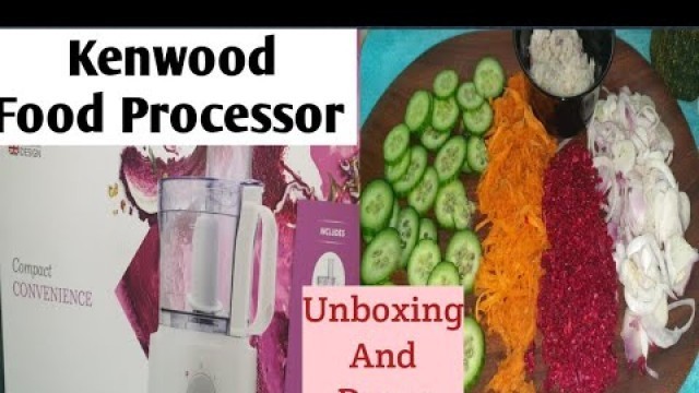 'KENWOOD FOOD PROCESSOR UNBOXING AND LIVE  DEMO IN TAMIL/AFHA\'S KUDIL'