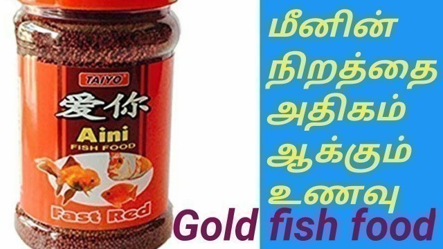 'மீனின் நிறத்தை அதிகம் ஆக இந்த உணவு குடுங்க best food color increase gold fish/ Fish Aquarium Tamil'