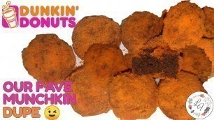 'CHOCO BUTTERNUT MUNCHKINS | KETO | LOW CARB| DUNKIN DONUTS ( copycat)'