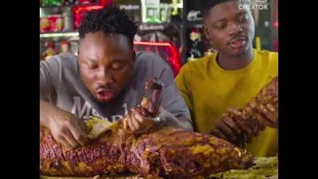 'Nigeria Food Challenge The Grilled Crocodile'