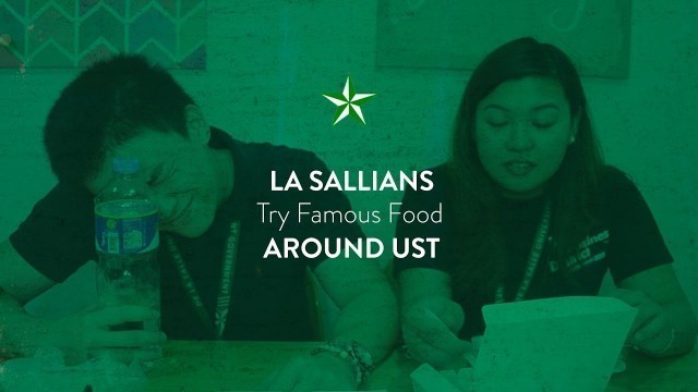 'La Sallians Try Famous Food Around UST'