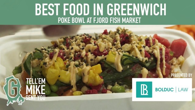 'Greenwich Poke Bowl at Fjord Fish Market (Best Food in Greenwich CT) Tell\'em Mike Sent You'