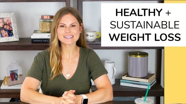 '6 NATURAL WEIGHT LOSS TIPS | healthy + sustainable'