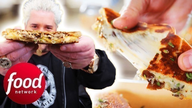 'How Does This Food Truck Make Gourmet Grilled Cheese Sandwiches? | Diners, Drive-Ins & Dives'