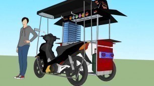 'mobile snacks, food cart design and layout'