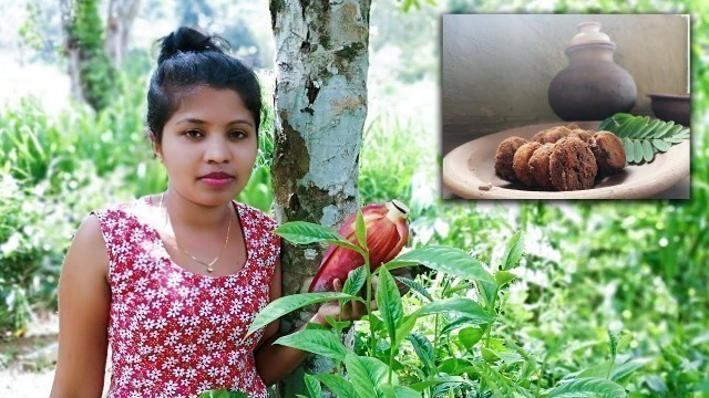 'the Village life Sri Lanka food Fry Mung bean Recipe Cooking'