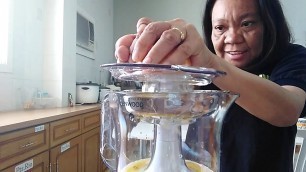 'How to use Kenwood citrus juicer'