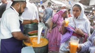 '1000 Glass Finished within an Hour | Watermelon Milk Sharbat 25 rs | Mumbai Street Food'