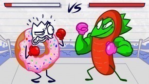 'Max in a Furious Food Fight - Short Animated Cartoons of Food'