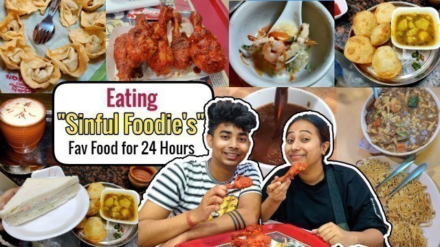 'Brother eating my Fav Food for 24 hours || ft. Bittu Bhaiya || Food Challenge'