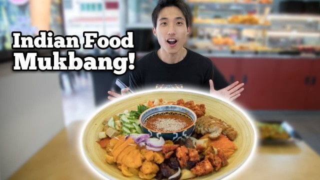 'Insanely Tender Beef Lungs! Crispy Indian Rojak in SINGAPORE ! | Indian Food Mukbang!'