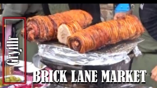 'Street food - London Brick  lane market'