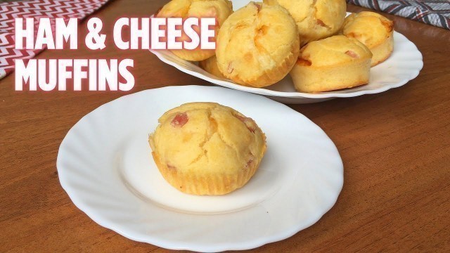 'Ham and Cheese Muffins Recipe | Your Favorite Food'