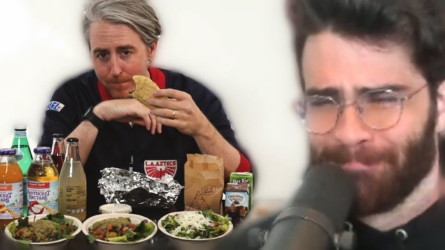 'Hasanabi Reacts to US vs UK Chipotle | Food Wars'