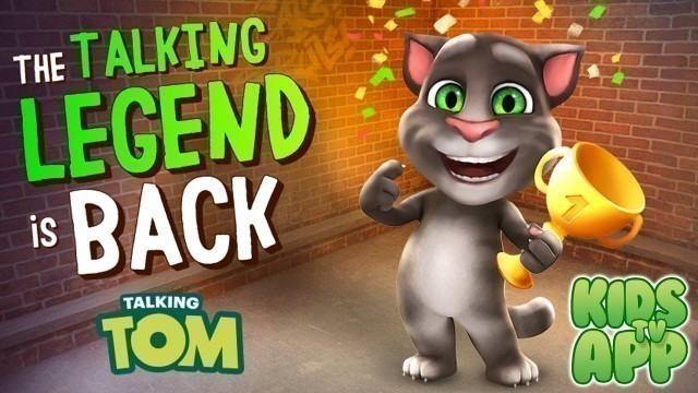 'Talking Tom Cat (Outfit7 Limited) - Tom’s Funny Reactions To His Favorite Food - Best App For Kids'