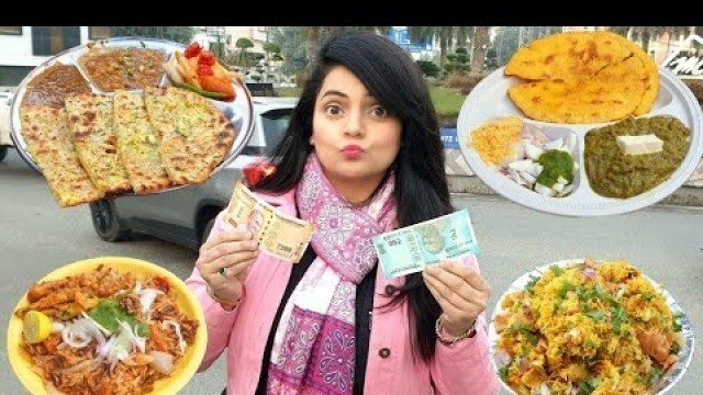 'Living on Rs 250 for 24 HOURS Challenge | LUDHIANA Food Challenge'