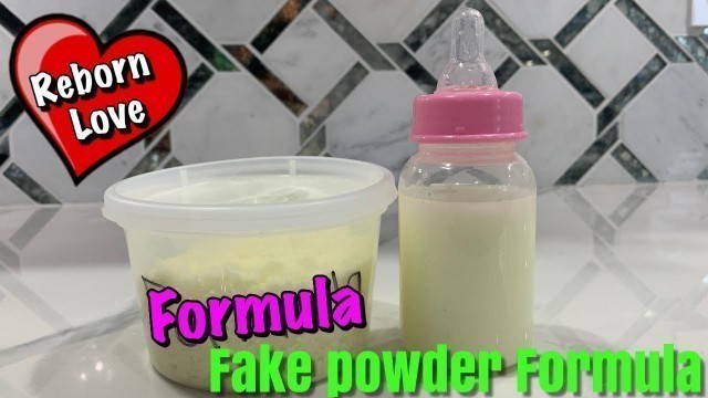 'How To Make Formula for Reborn Dolls DIY Fake Reborn Formula'