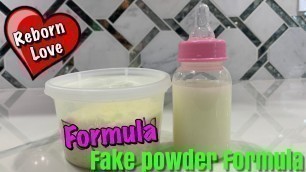 'How To Make Formula for Reborn Dolls DIY Fake Reborn Formula'