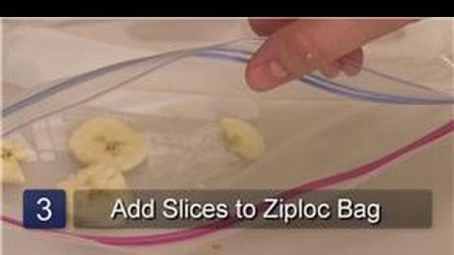 'Cooking Basics : How to Freeze Dry Bananas'