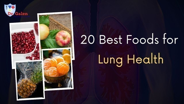 '20 Best Foods for Lung Health | Healthy Foods for Lungs | Lungs health tips'