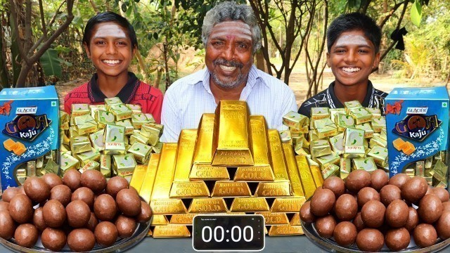 'GOLD BAR CHOCOLATE EATING CHALLENGE | WORLD EXPENSIVE CHOCOLATE EATING COMPETITION | FOOD CHALLENGE'